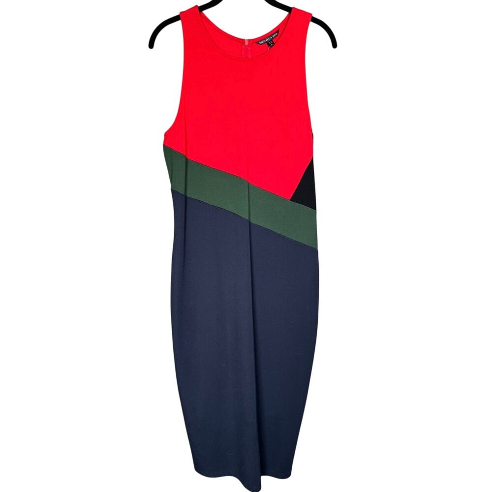 NWT Felicity & Coco Dress - Red Colorblock Sheath - XL
